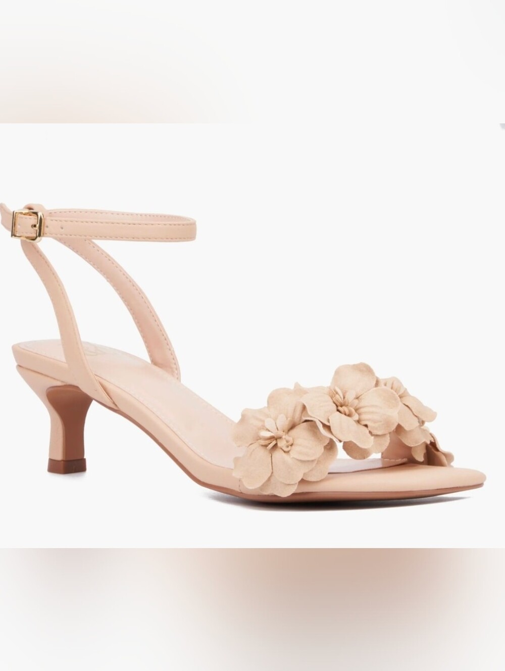 New York & Company Gwendolyn Flower Strap Sandal